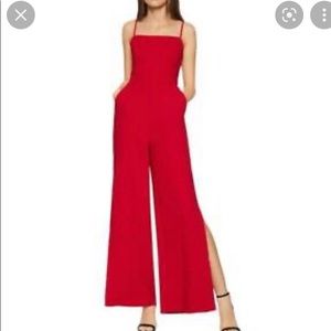 BCBGeneration Red Jumpsuit Size 8